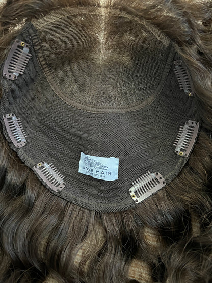 &quot;Yara&quot; Curly Closed Lace Topper