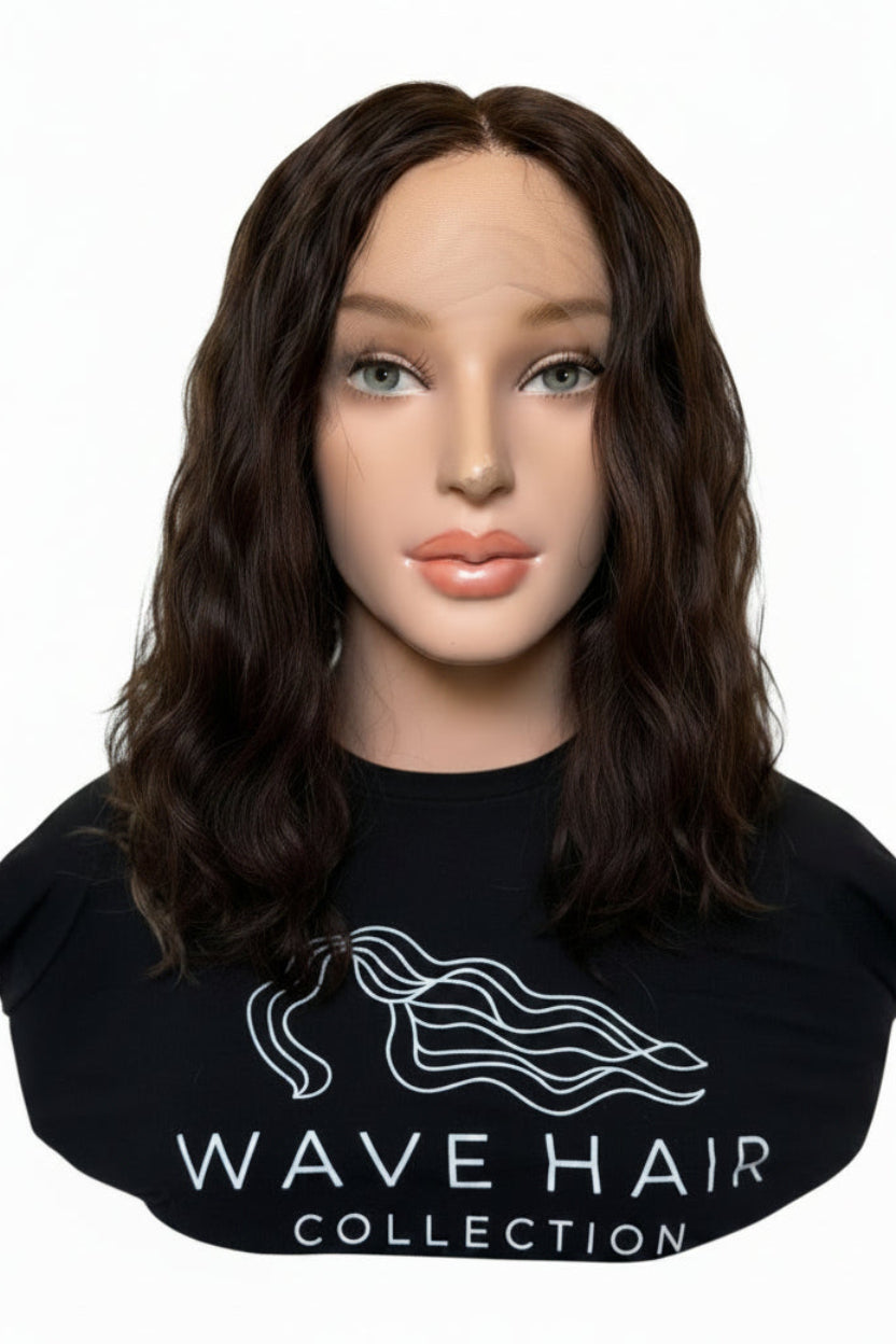 "Olive" Wavy Lace Top Wig (S)