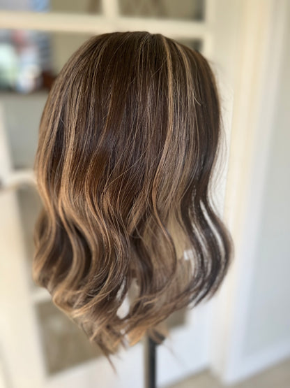 &quot;Morgan&quot; 9x9 Lace Front Topper/Whopper