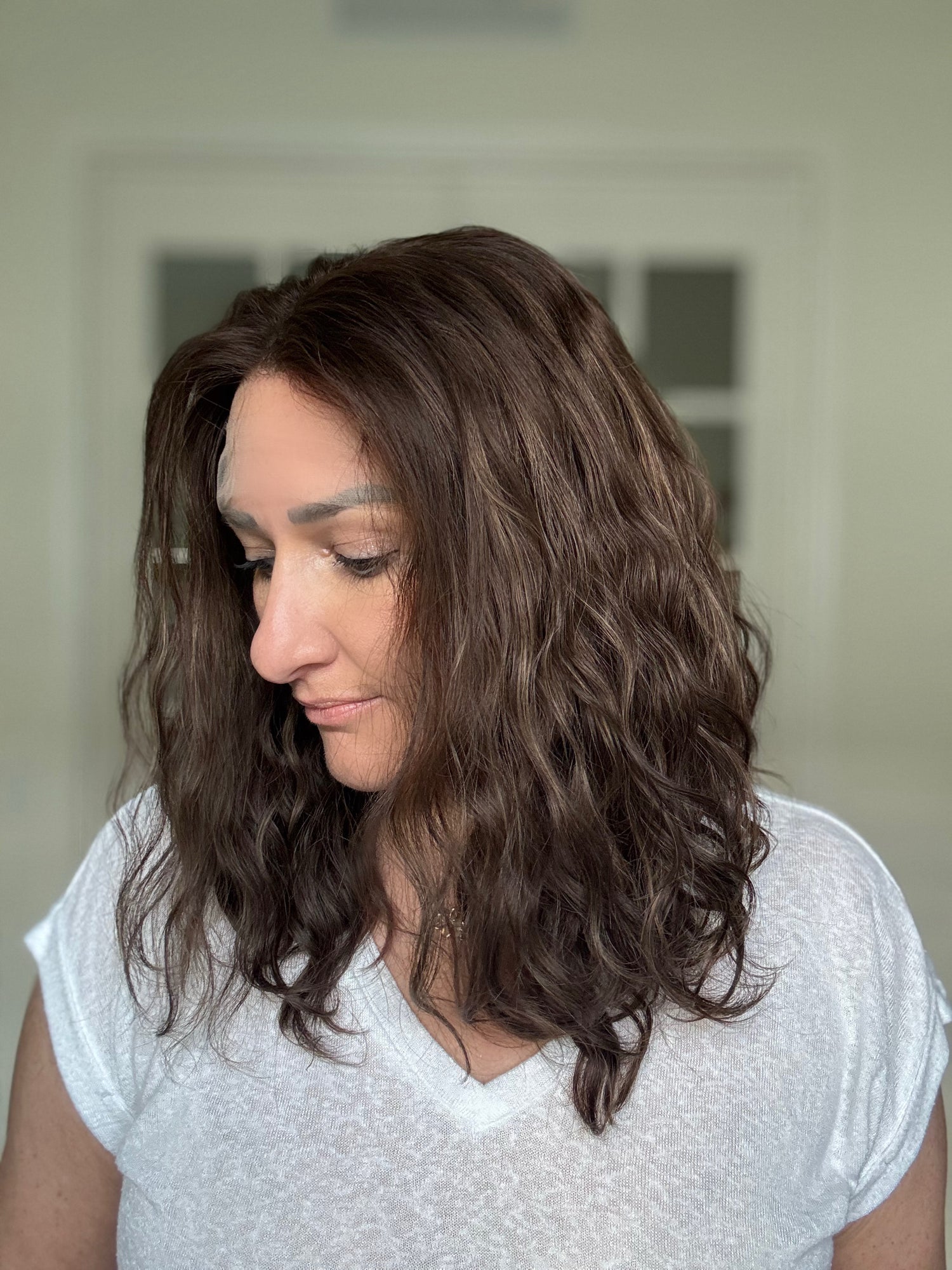 "Sage" Wavy Lace Top Wig (S)
